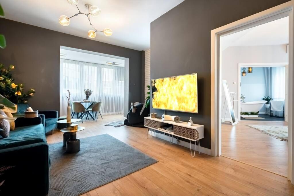Intercontinental Apart - Massage Terrace Fireplace Bucureşti Ngoại thất bức ảnh