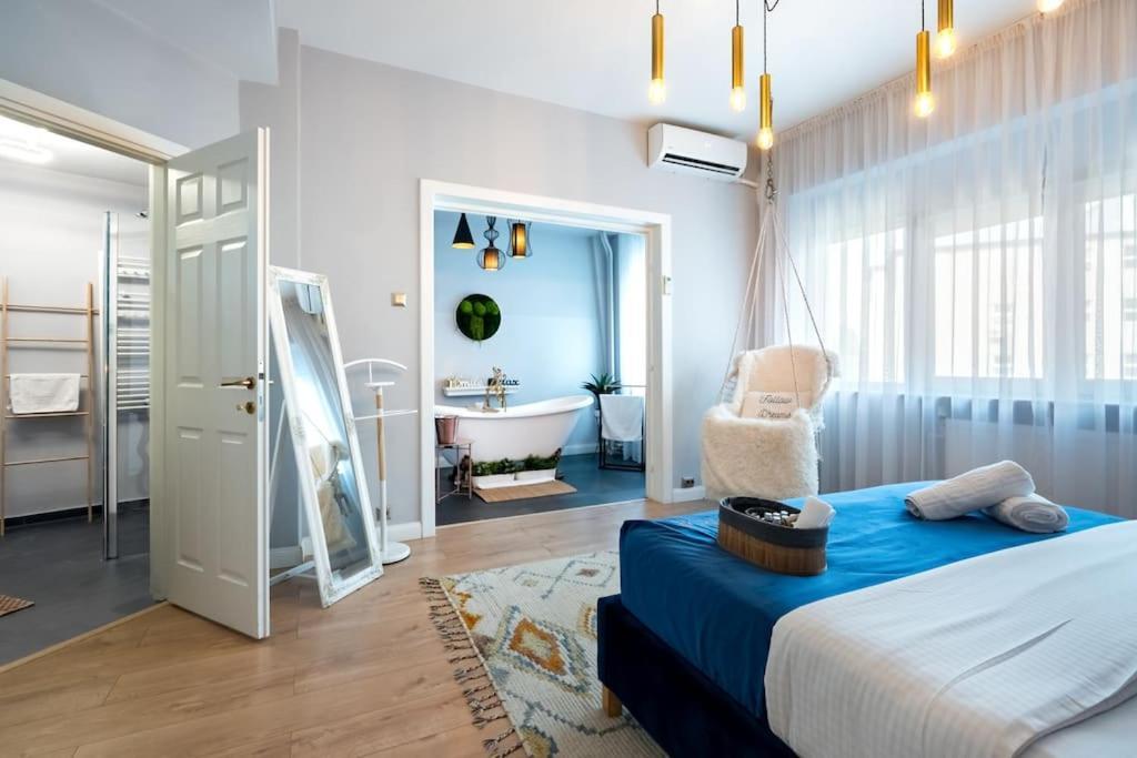 Intercontinental Apart - Massage Terrace Fireplace Bucureşti Ngoại thất bức ảnh